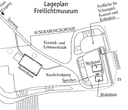 Lageplan des Freilichtmuseums