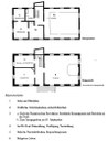 Grundrissplan des Synagogenbaus