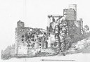 Hohenbaden. Aufriss der ostsüdöstlichen Seitenfront