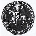 Siegel des Stifters von Bebenhausen, Pfalzgraf Rudolf I. von Tübingen 
