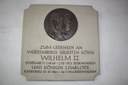 Gedenktafel zu Ehren des Königspaares 