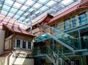 Überdachter Innenhof des Museums Humpis-Quartier 