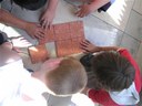 Museums-Workshop, mittelalterliches Keramikpuzzle