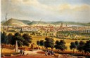 Farblithografie der Industriestadt Heilbronn,