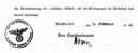 Standesamtliche Beglaubigung der Abschrift einer Eintragung im Sterbebuch (08.02.1940)