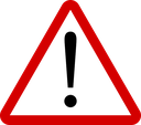 Verkehrszeichen - Gefahrstelle