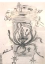 Schülerwerk von Kevin Leibfritz: Monster im Glas
