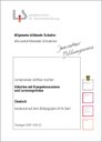 Handreichungen – Deutsch – Kompetenzraster - Lernwegelisten - Lernmaterialien