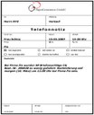 Telefonnotiz