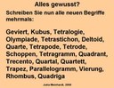Rund im die Zahl Vier