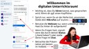 Willkommensfolie