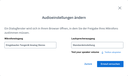 Audioeinstellungen ändern