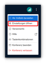 Einstellungen öffnen