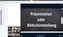 Präsentation im Zentrum