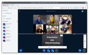 Webcams in zwei Reihen