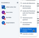 Breakout-Räume starten