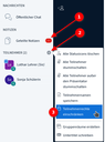 Geteilte Notizen sperren
