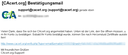 CAcert-Kontrollmail beim Anlegen eines Benutzerkontos