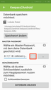 Datenbank benennen