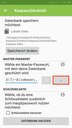 Datenbank benennen