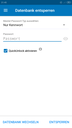 Datenbank mit Masterpasswort öffnen