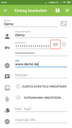 Datenbank mit Masterpasswort öffnen