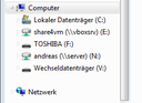 Das Laufwerk V: im Explorer