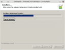 Fortschrittsbalken bei der Installation