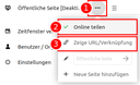 Buchungsformular online teilen