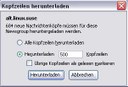zahl der kopfzeilen