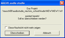 überschreiben