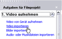 Video importieren