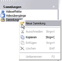 Neue Sammlung anlegen