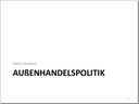 Außenhandelspolitik