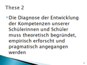 Vortrag: Diagnosekompetenz