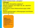 Mögliche didaktische Struktur: Atmosphäre