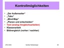 Kompetenzkontrolle: Test