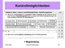 Kompetenzkontrolle: Beispiel für einen Test