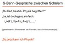 s-Bahn-Gespräche zwischen Schülern