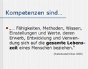 Kompetenzen sind ...