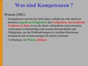 Weinert: Fertigkieten und Können