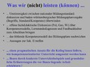 2. Was wir nicht leisten können