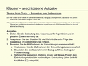 geschlossene Aufgabe: Sojaanbau oder Lebensraum