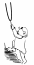 Mann mit Stimmgabel