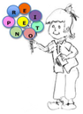 Mädchen mit Luftballons