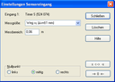 Einstellungen Timer und Sensor