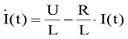 dI(t)/dt=U/L-R/L*I(t)