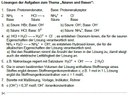 Lösungen Säuren und Basen