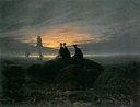 Mondaufgang am Meer