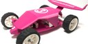 Komplettes Modellauto in der Farbe lila.
